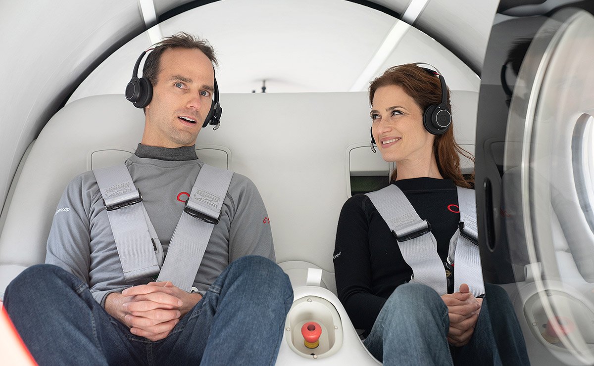 Virgin Hyperloop passengers