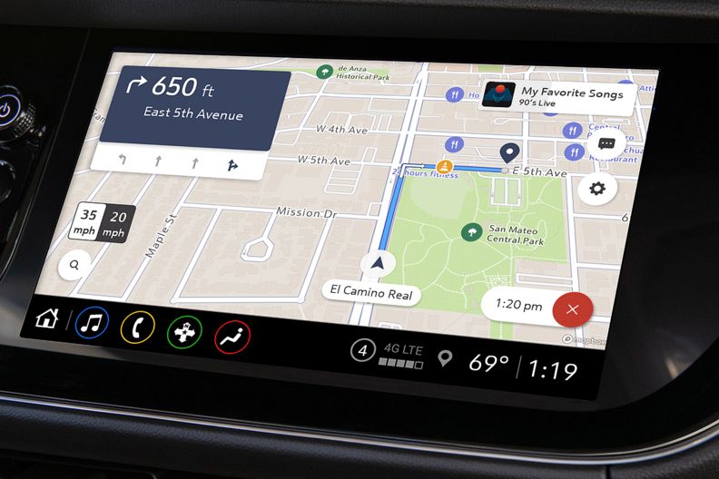 new GM navigation software