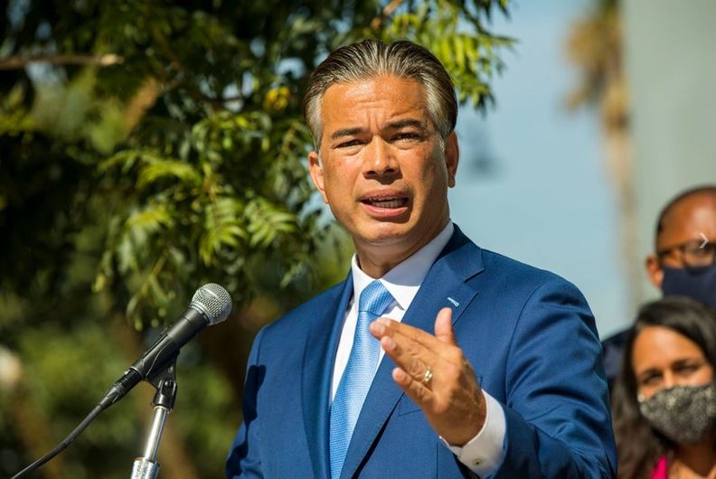 California Attorney General Rob Bonta