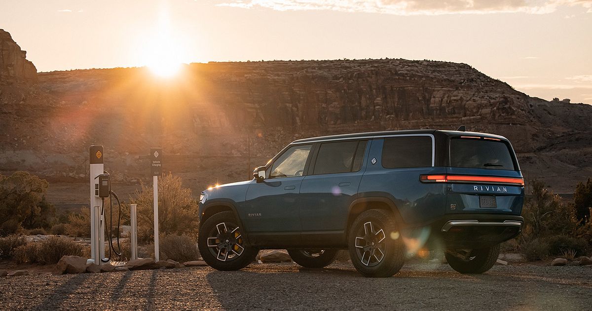 Rivian opens first EV chargers in Adventure Network focused on off-road