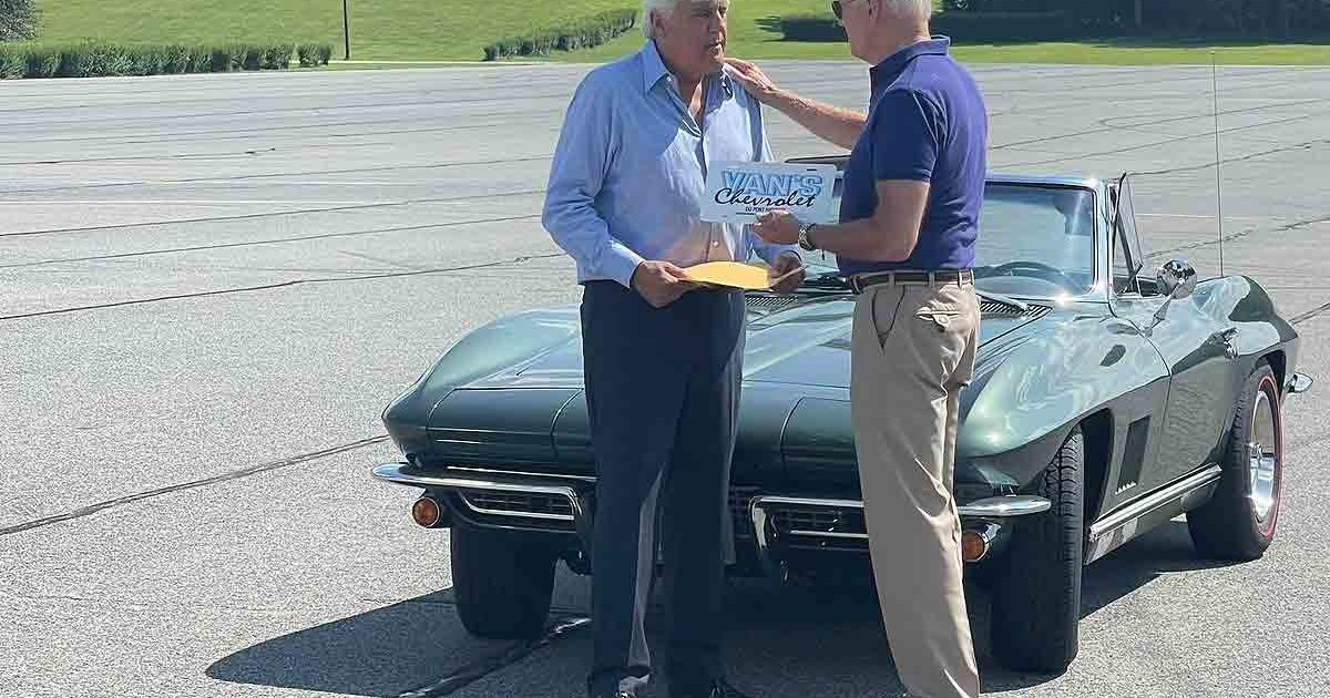 Biden Drives His 1967 Corvette For Upcoming Episode Of ‘Jay Leno’s ...